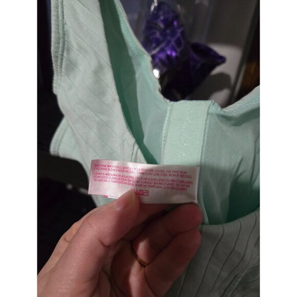 NWT No Boundaries Womens Green Ribbed Bustier Tank Top Size XL Summer Casual - Picture 9 of 10